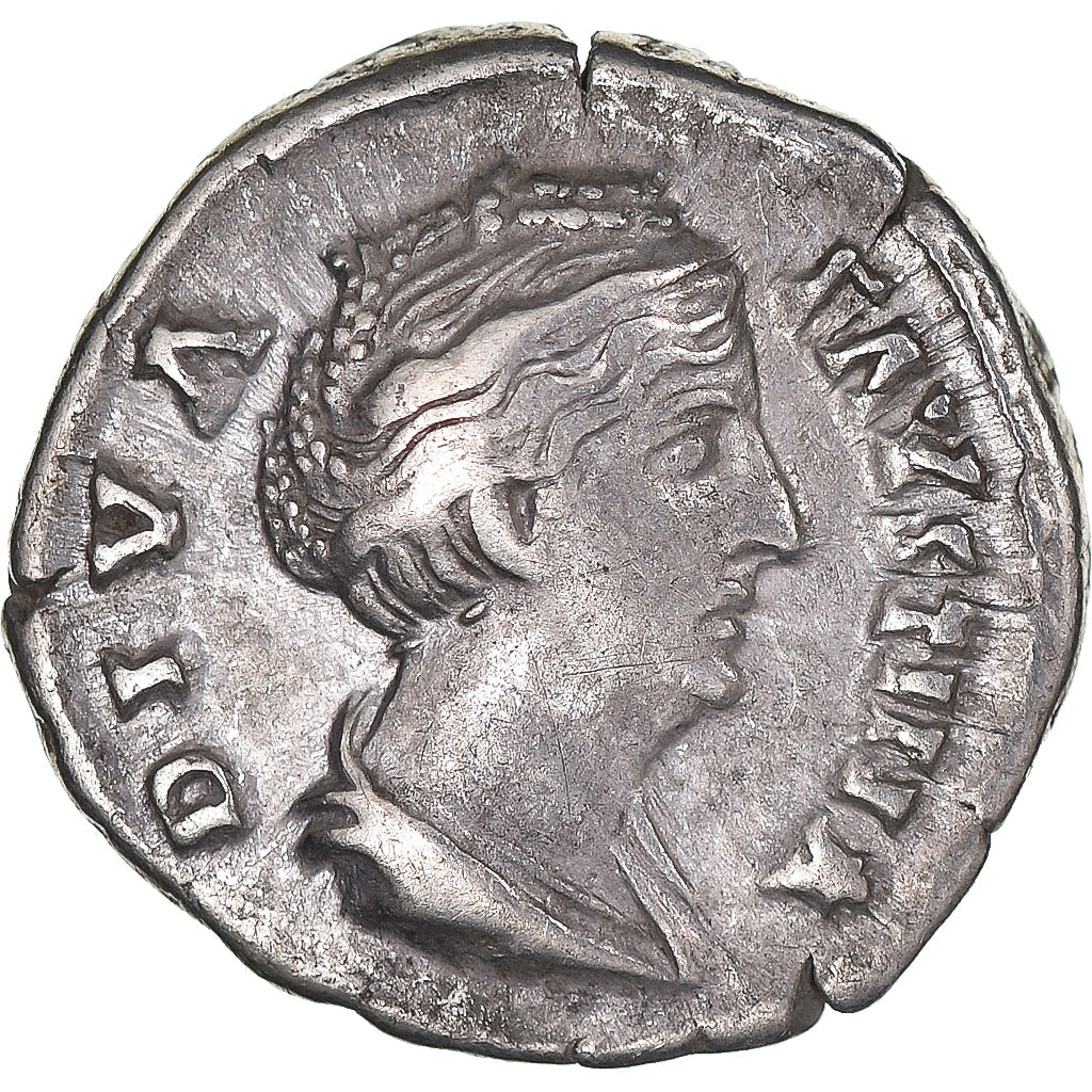 Coniare,
Faustina I,
Denario