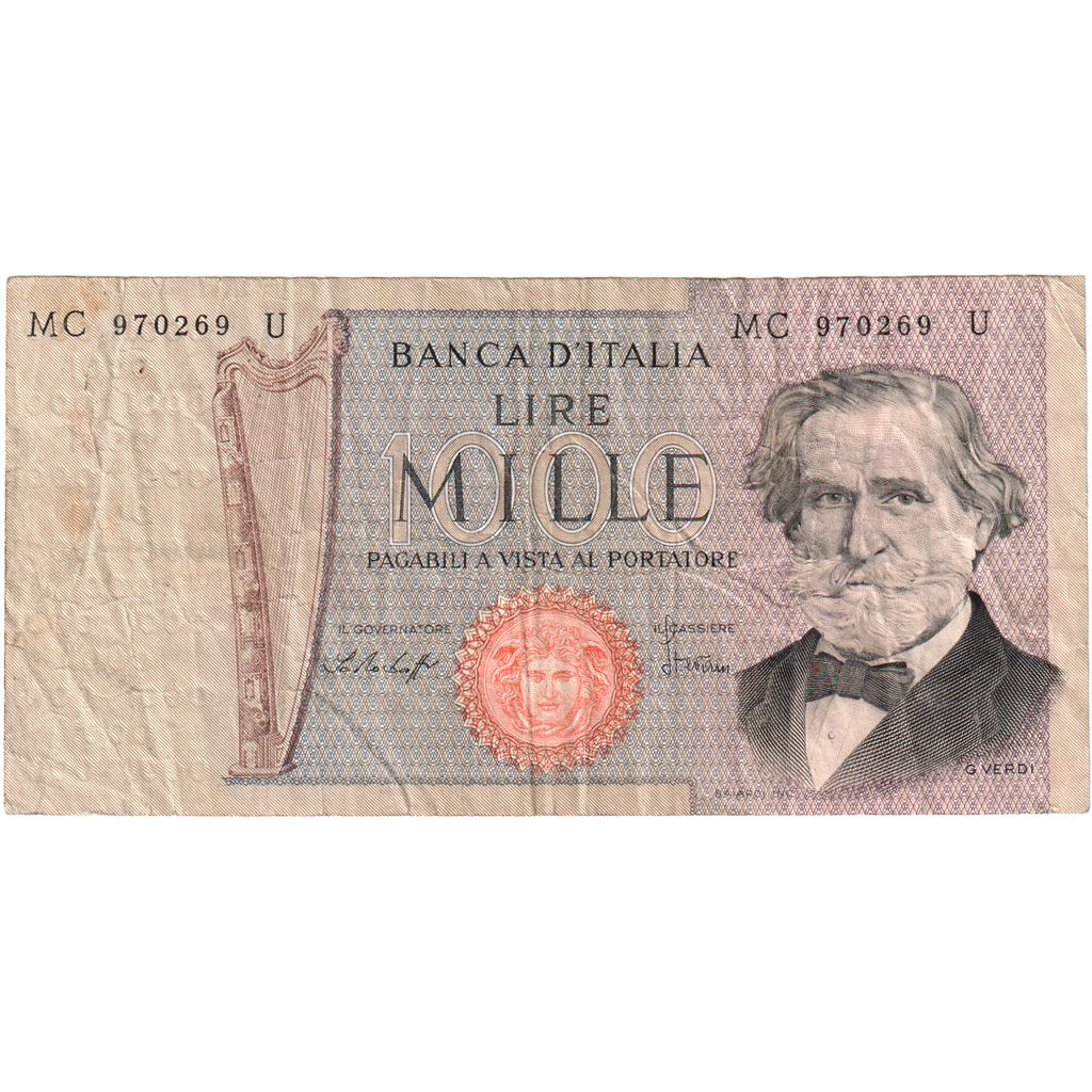 Italia,
1000 lire,
10/01/1977