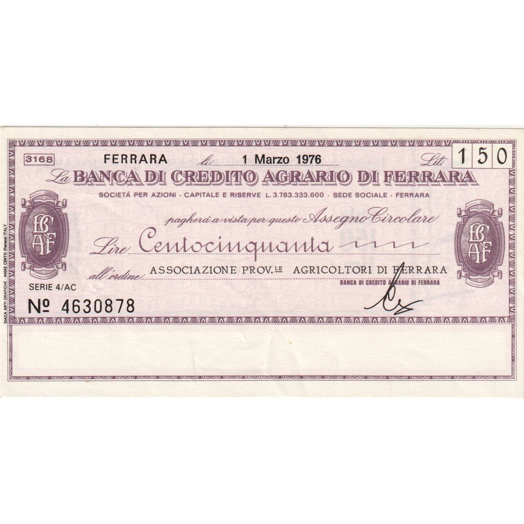Italia,
150 lire,
1976-03-01