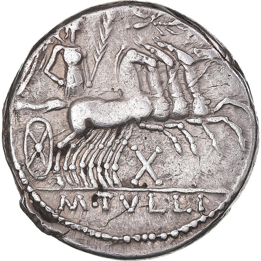 Coniare, 
  
  M. Tullio, 
  
  Denario